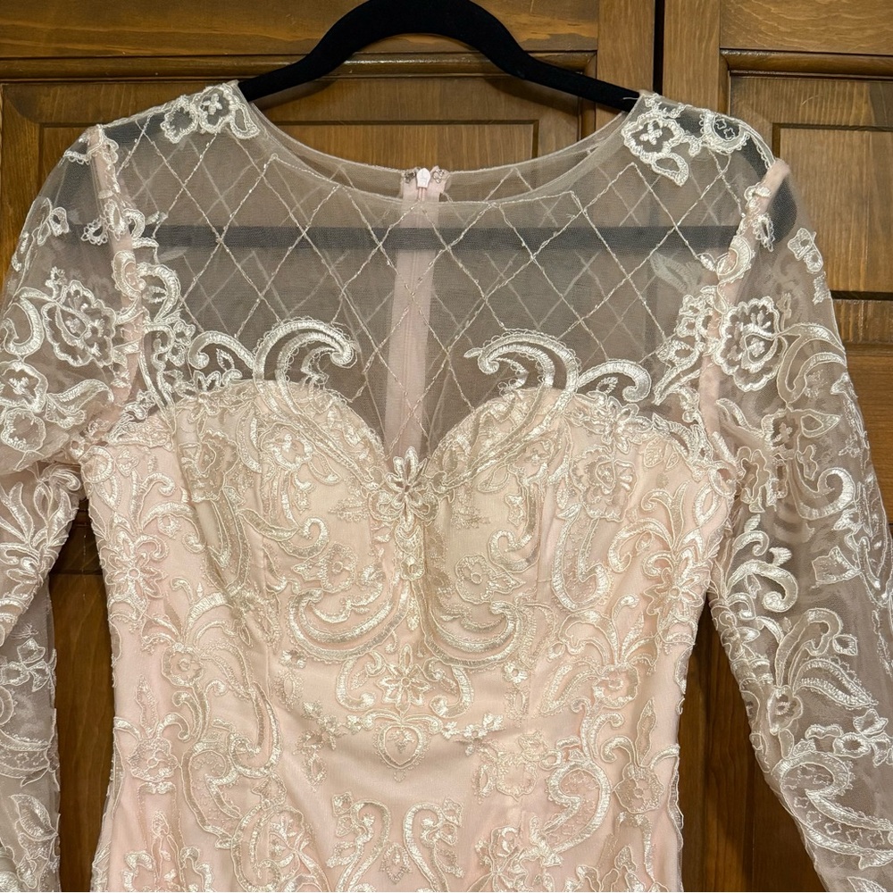 Exquisite Light Peach Formal Dress by Milanoo (size 8)